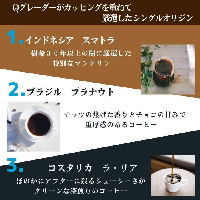 ビターセット 100g×3種 - inuit coffee roaster - inuit coffee roaster - コーヒー豆 - BRUE COFFEE